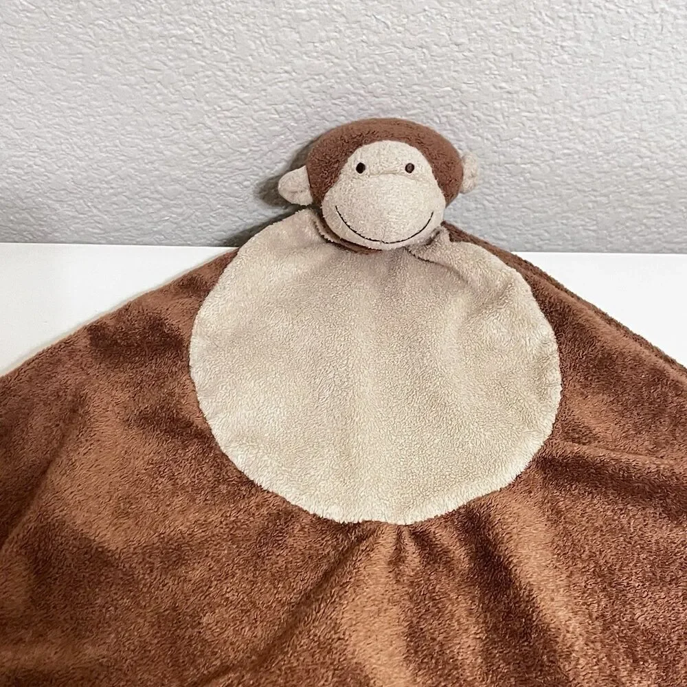 Angel Dear Brown Monkey Security Blanket Lovey Lovie Blankie Plush